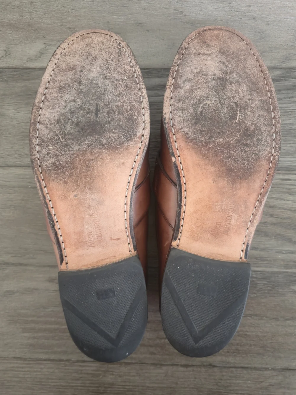 Men's Allen Edmonds Elfield Tassel Loafers Brown Leather 9.5D USA Old Money Prep